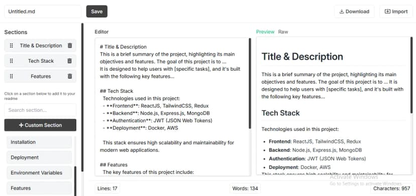 Markdown Editor - Feature-Rich Markdown Writing Tool