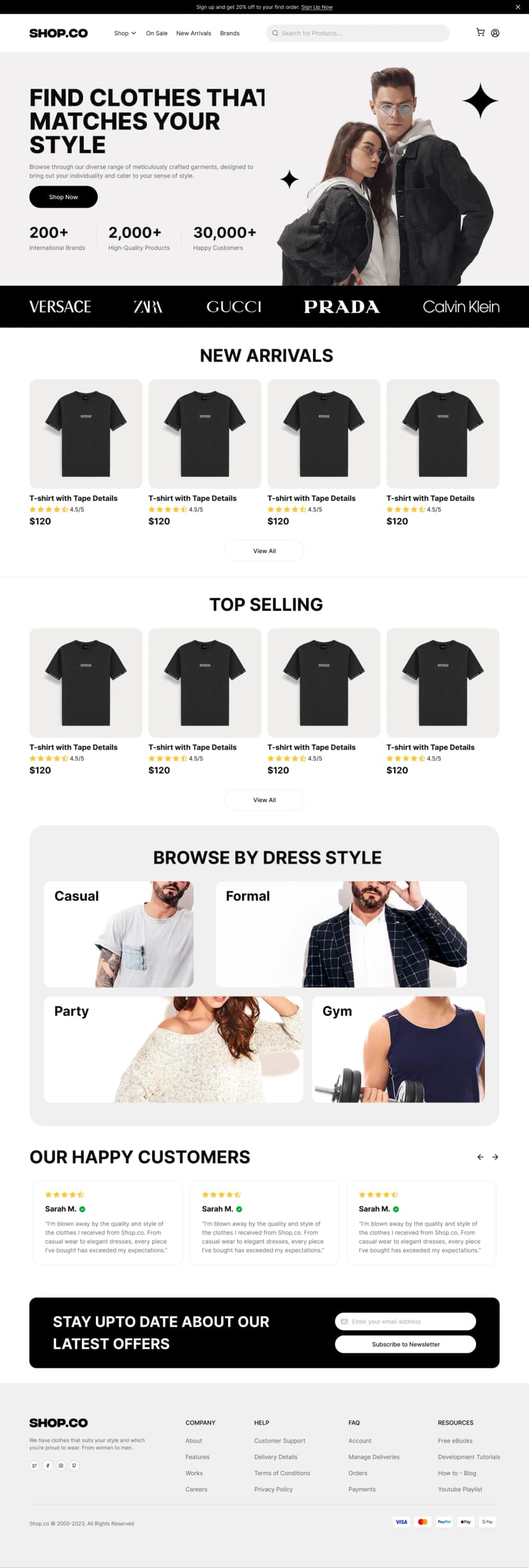 Shopco - Modern E-Commerce Website